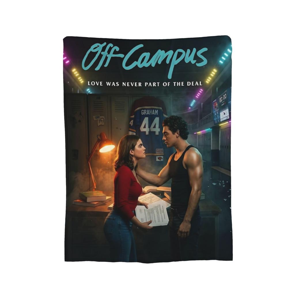 Off Campus Hannah and Garrett  Blanket Cover  Flannel Throw Blanket Bedding Couch Decoration Soft Warm Bedsprea,