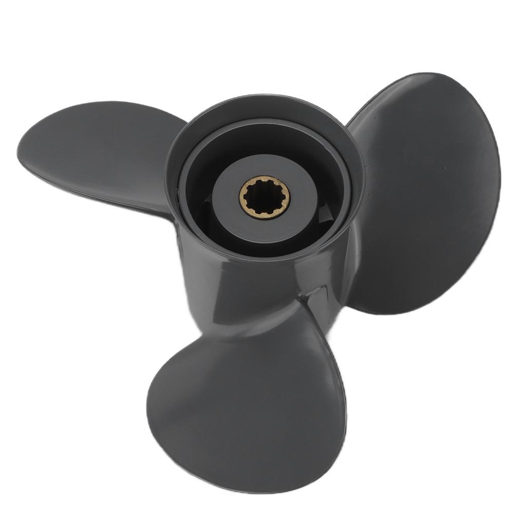 9 7 8in 11in Boat Outboard Propeller 3 Blades 10T RH Aluminium Alloy for Engines 20‑30HP