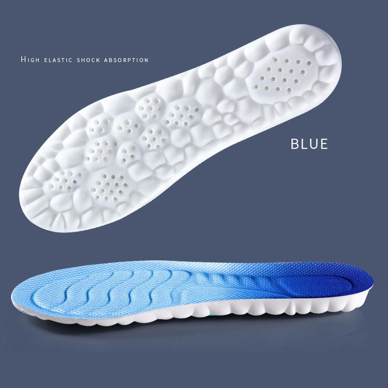 Orthopedic Insoles for Breathable Soft Latex Insoles Sport Shock Absorption Running Shoes Pad for Men Women Arch Support Insole