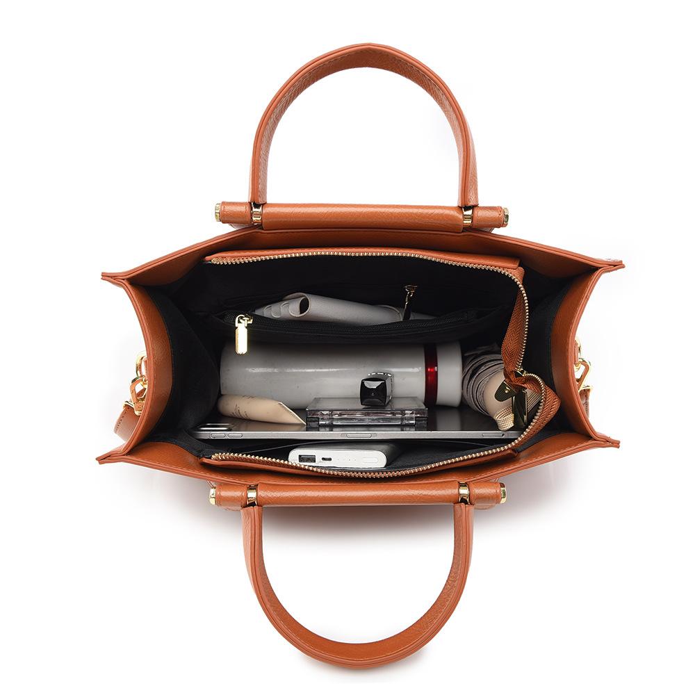 Dámská Kabelka, Vysoce Kvalitní Ražená Taška, Nová Módní Ramenní Taška na Dojíždění, Dámská Velkokapacitní Tote Taška