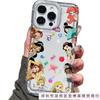 Princess Collection for Apple 16promax Mobile Phone Case 15plus14 Airbag 13 Transparent 1211 Cartoon