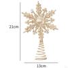 Christmas Tree Top Star ,Christmas Decoration ,Xmas Ornament ,Snowflake Ornaments