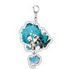 Wuthering Waves Anime Acrylic Key Ring Scar Kakaro Rover Jinhsi Changli Creative Double Sided Pendant Keyring Game Peripherals Premium Quality