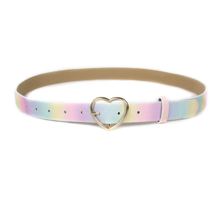 Children's Belt Girl Pink Princess Dress Military Training Girl Belt Dress Jeans Belt