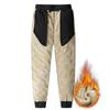 Winter Sweatwear Men Plush Thick Fleece Sweatpant Lambswool Thermal Trousers Casual Pants Waterproof Windproof Warm Cotton Pants