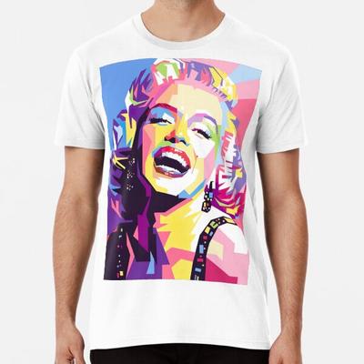 Marilyn Monroe Pop Art S až 5XL Vyrobené v AU/USA Tričko