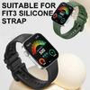 Replacement Watchband Silicone Sport Strap Comfortable Silicone Wristband Portable Watch Strap Suitable for Watch fit3