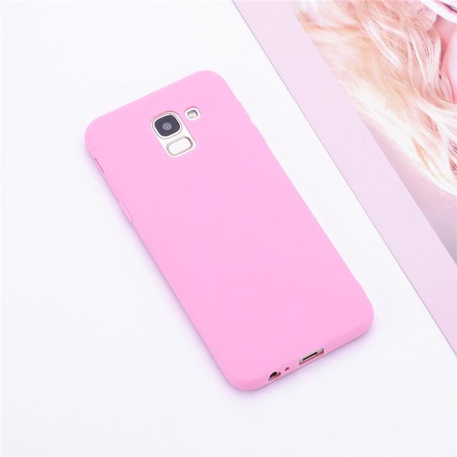 Buy For Phone Case Samsung Galaxy J6 (2018) Soft Candy Color