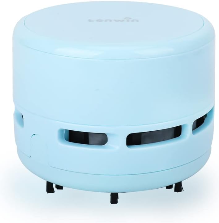 

Мини-пылесос для крошек, портативная настольная подметальная машина, ручная беспроводная многофункциональная уборка для дома, офиса, автомобиля, шерсти домашних животных (батарея не включена) синий