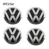 Car Wheel Center Hub Caps Sticker Metal Car Key Chain Ring For Volkswagen VW R GTI Golf 6 Amarok T5 Phaeton Teramont ID3 Tiguan