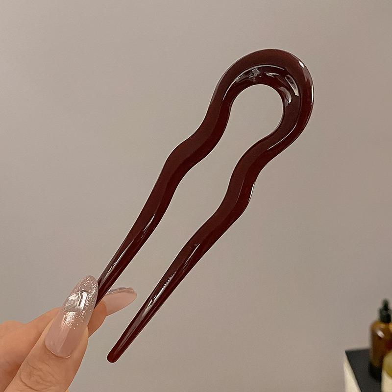 Simple U Shaped Hairpin Metal Hair Sticks U French Hair Clips Pins Fashionable Hair Jewelry Accessories for Women