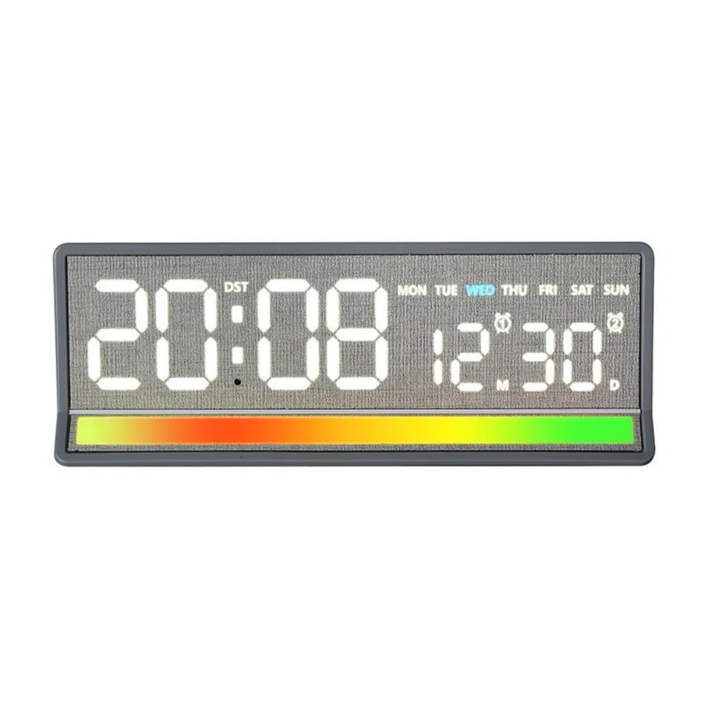 Brightness Adjustment LED Digital Alarm Clock Usb Charging Alarm Clock Table Clock Home Decor GR