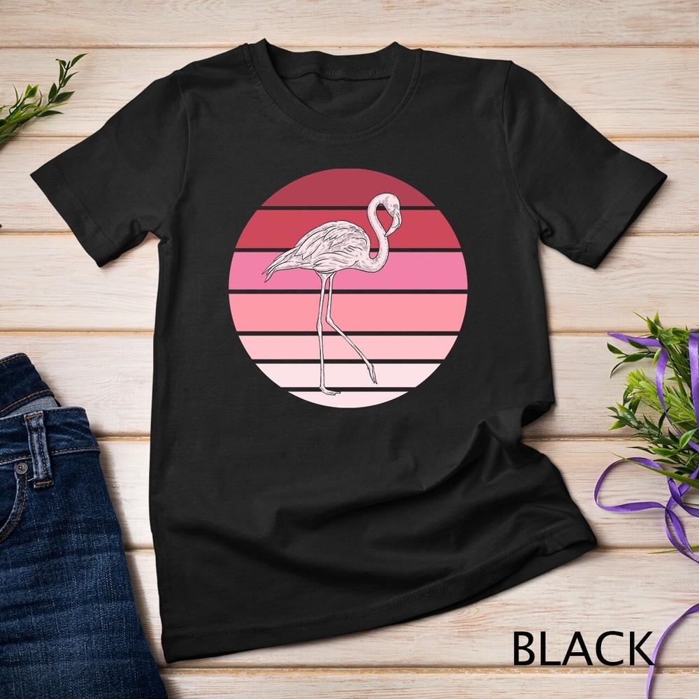 

Retro Zoo Bird Flamingo Unisex T-shirt 4XL