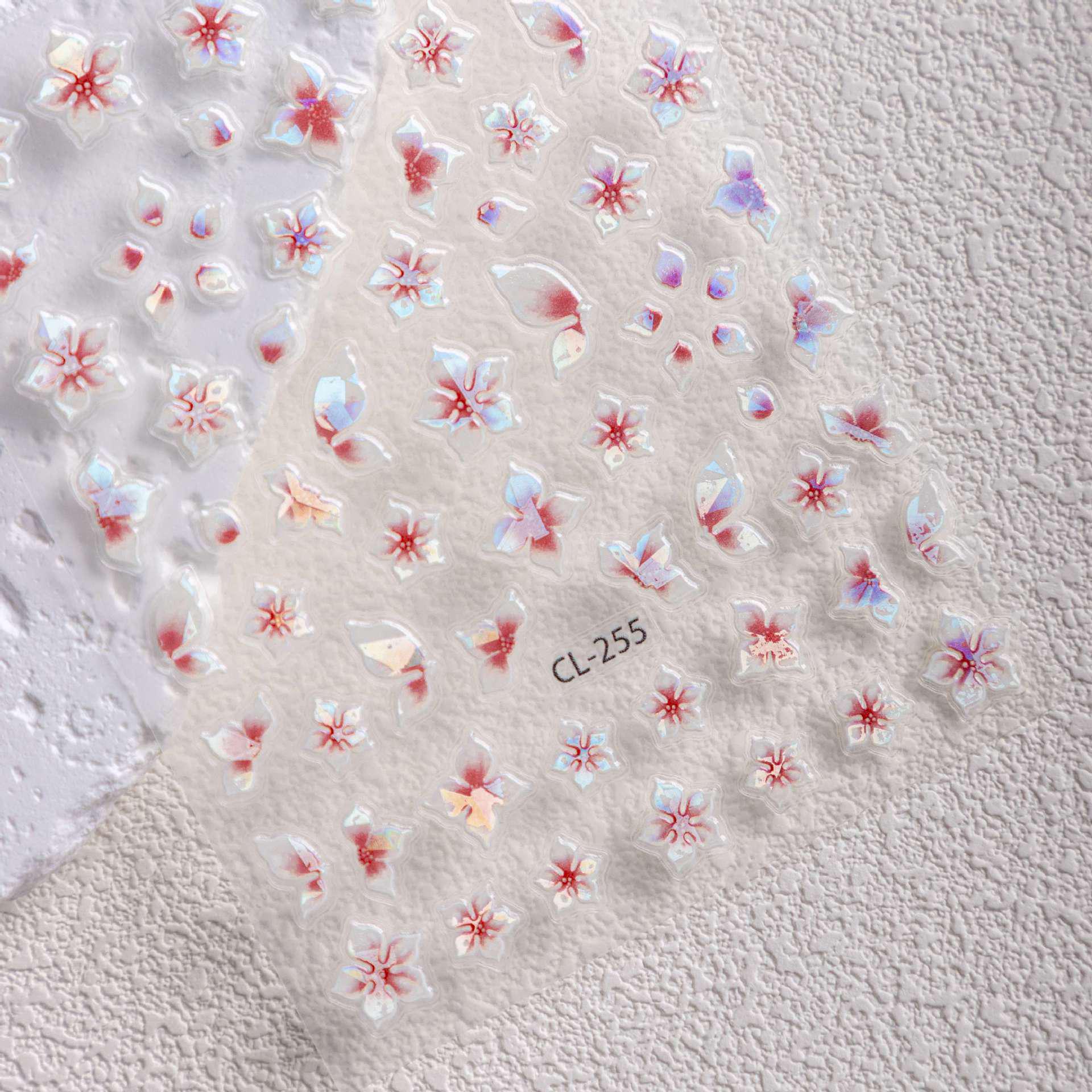 Cyansea Fairy Style Elegant Petal Nail Art Stickers - New Pure Desire DIY Shell Design Laser Petal CL-255