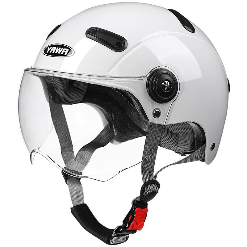3C Certified ABS Motorcycle Half Helmet Electric Scooter Riders Unisex All Season With Removable Visor
