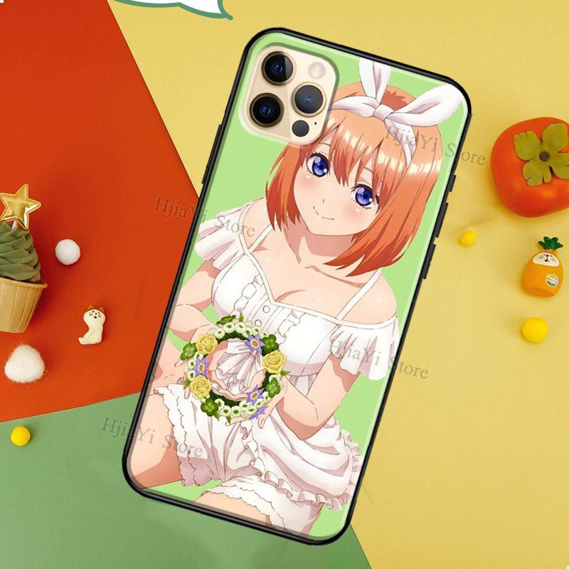 Itsuki Nino Yotsuba Nakano Case For iPhone 11 13 Pro Max 12 Mini X XR XS MAX 6 6S 7 8 Plus 5S SE 2020 Phone Cover