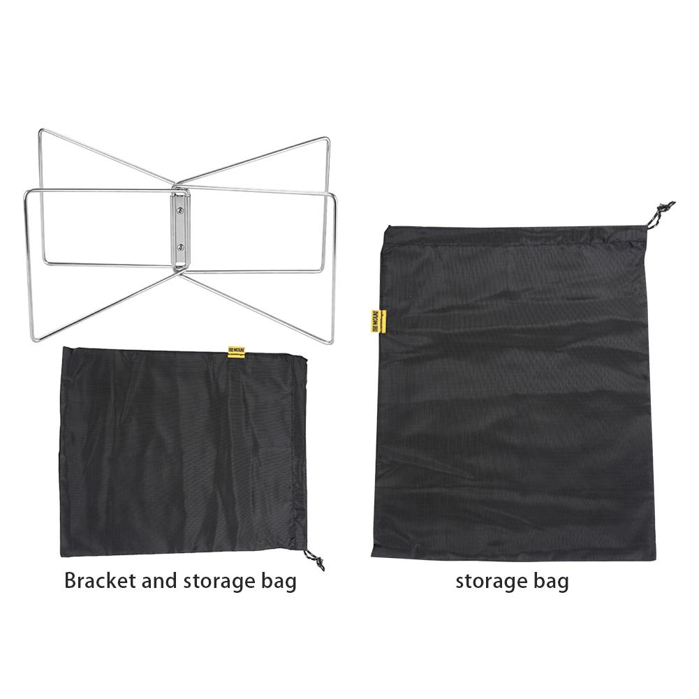 Aluminum Alloy Box Stand with Storage Bag Outdoor Organizer Box Holder Outdoor Storage Box Shelf for Outdoor Picnic Fishing