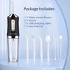 Water Dental Flosser Teeth Pick Portable Cordless Oral Irrigator Rechargeable Travel Irrigation Cleaner 3 Modes 4 Jets IPX7 Waterproof Electric
