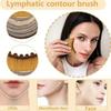 Lymfatický Contour štětec na obličej - Masážní nástroj s měkkými štětinami pro péči o pleť, redukci otoků a vstřebávání produktů