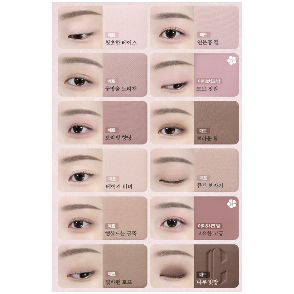 Clio Pro Eye Palette Air 12 Colori Palette Ombretti con Pennello Esclusivo 0,6 g x 12
