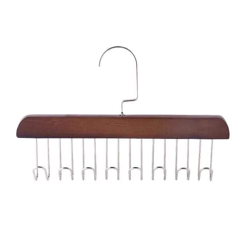 Solid Wood Hanger, 8-hook Hook Hanger, Underwear Hanger, Storage Wonder, Clothes Hanging, Clothes Storage Rack, Special Hanger