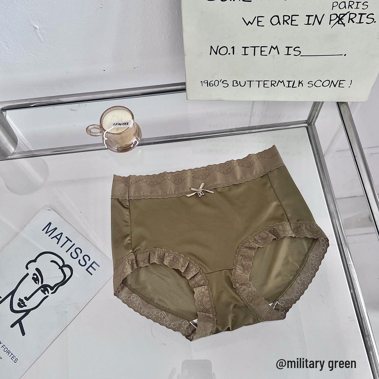 

Трусики женские из шелка тутового дерева, бесшовные, со средней посадкой, антибактериальные XL (120-140 lbs) армия зеленый