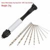 White Rubber Sleeve Hand Twist Drill for Bodhi and Amber Nut Carving