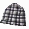 Turban Hat Women Men Unisex Beanie Digital Print Plaid Head Wrap For Outdoor Windproof & Warmth | Breathable Headwear Baggy Cap