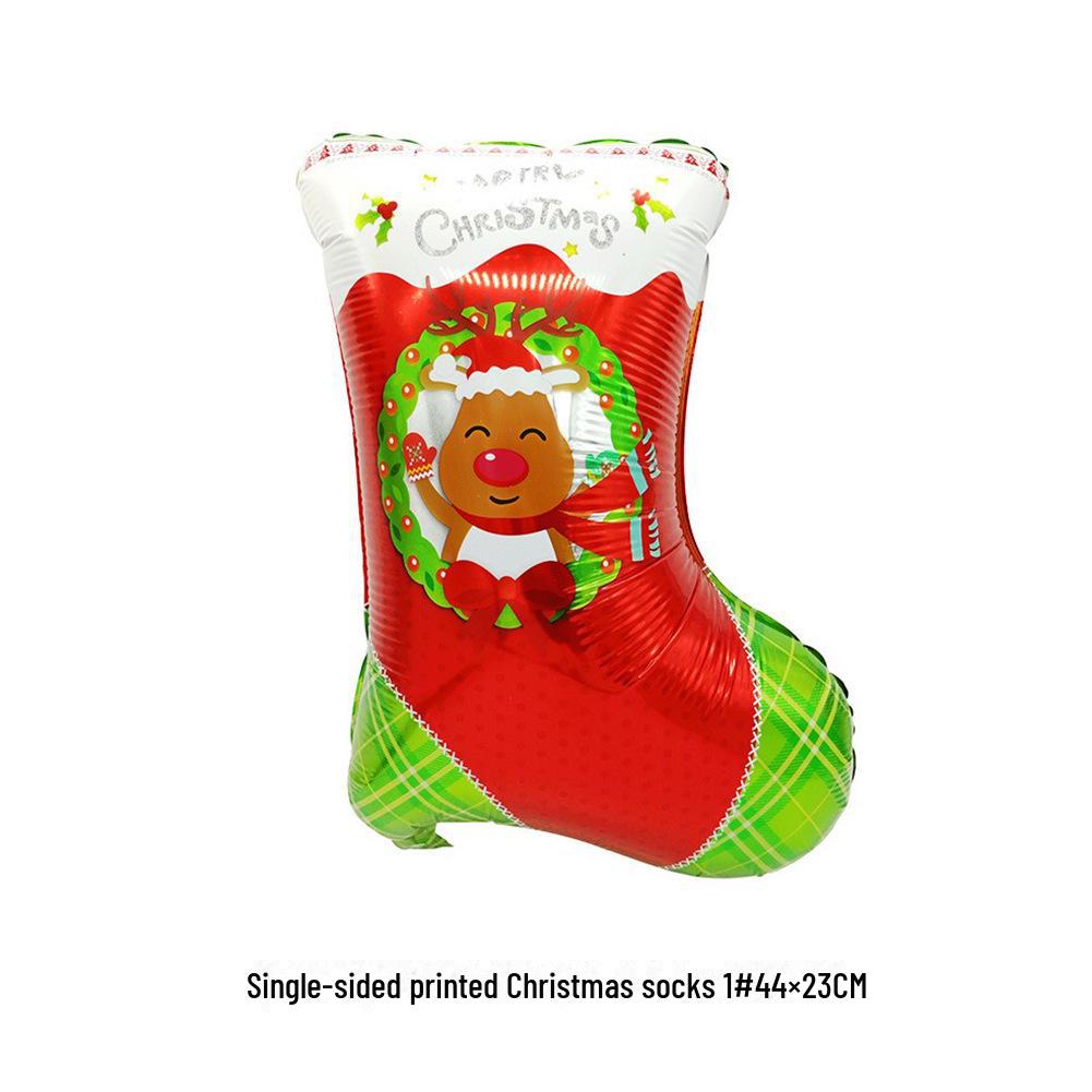 Christmas Tree Snowflake Aluminum Film Balloons for Party Decoration