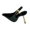 Talons Hauts Sexy Sandales Femme Bout Pointu Peu Profond Chaussures Mode Nouveau Designer Slingback Mules 2024 Automne Élégant Femme Zapatos