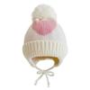 Platform, Love Knitted Baby Children's Hairball Cap, Braid, Fleece Warm Cap