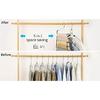 Nature Smile Pants Hangers 3pack, Heavy Duty Multi Layers Space Saving Slack Hangers,Non Slip 5 Tier Open-Ended Pants Hanger Closet Storage Organizer