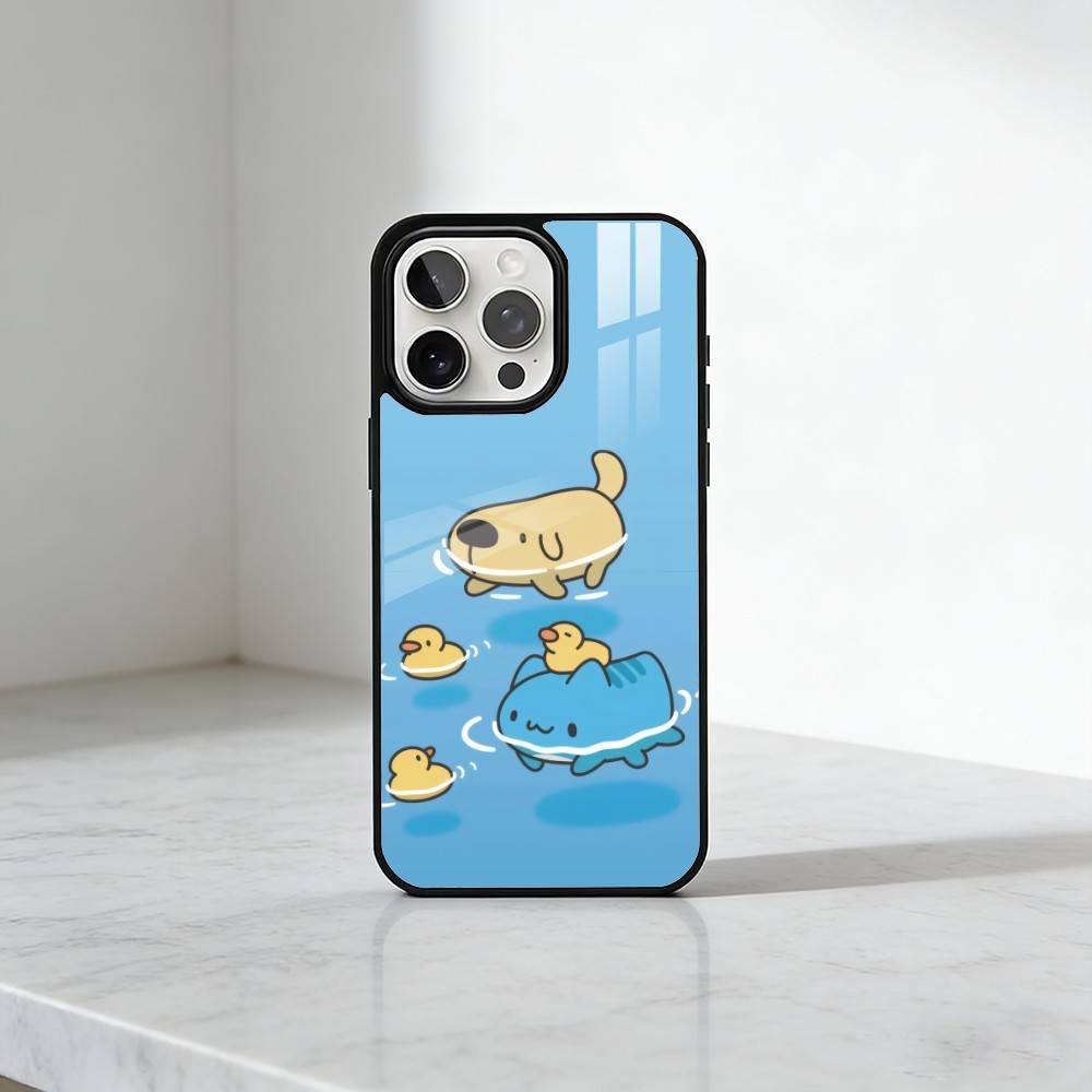 Cute B-Bugcat CapooS Phone Case For iPhone17,16,15,14,13 Plus,Pro Max Magnetic For Magsafe Wireless Charging
