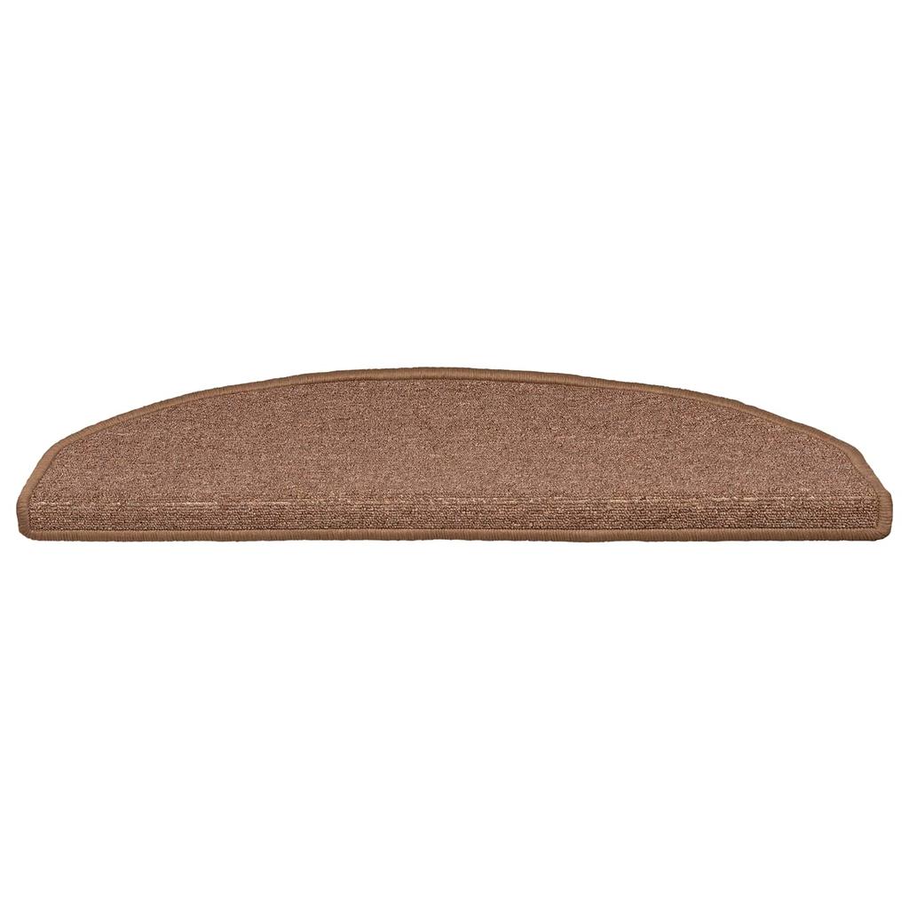 Self Adhesive Stair Protectors 15 pcs Brown 80 x 24.5 x 3.5 cm