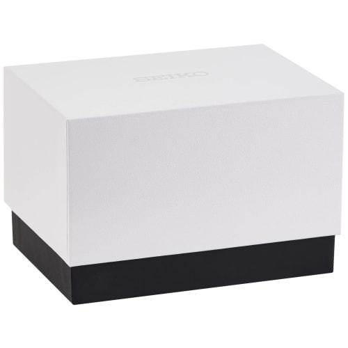 Seiko Dámské hodinky z nerezové oceli inspirované šperky s trojdílným náramkem na stisk a minerálním sklíčkem odolným proti poškrábání, vodotěsné do 30 m, Ch