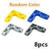 DIY 4x4 bricks assembly parts accessories 4 hole right angle beam Connector coupling building block 8Pcs kids toys