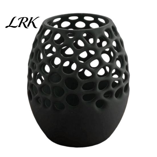 Modern Honeycomb Pen Holder Holder, 3D Printed Hollow Design Container, Stylish Desk Organizer for Pencils Makeup Brushes
