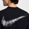 New Nike Regular T Shirt Men's Black HF5247-010