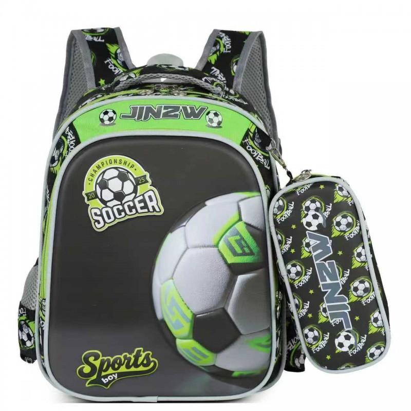 Kids 3D Hardshell Backpack School - Lightweight Cartoon Design With Breathable Padded Straps Oxford Fabric Grades 1-2