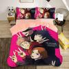 Japan Famous Anime Duvet Cover Sets Jujutsu Kaisen Bedding Set Boys 3D Printed Quilt Cover Sukuna Bedroom Decoration