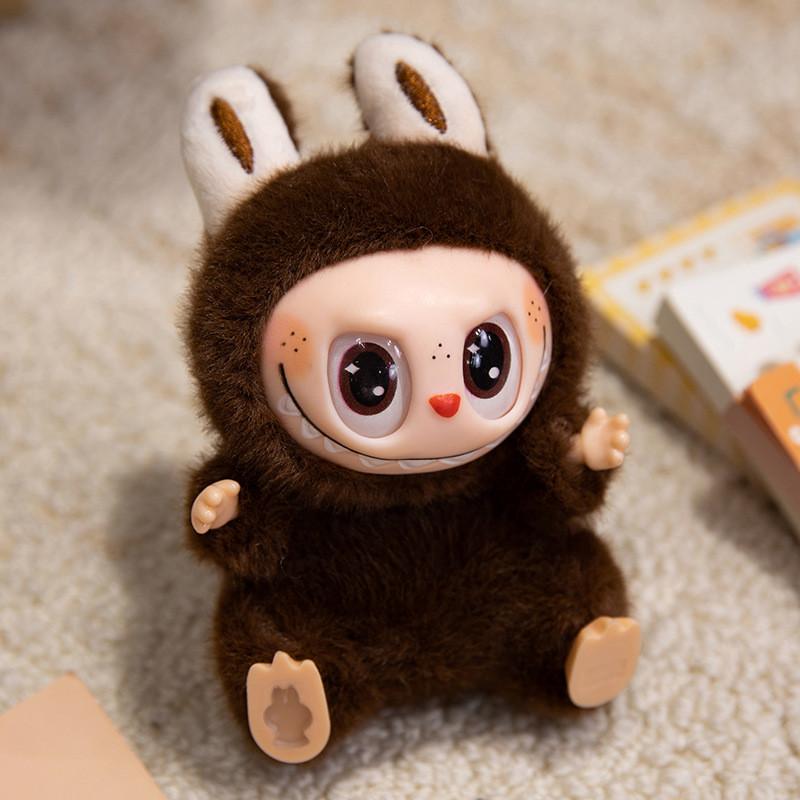 Happy Shy Cute Expression Cartoon Rabbit Plush Toy Doll For Collectors