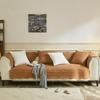 Vintage Embroidered All-Cotton Sofa Cushion with Non-Slip Lace, Four Seasons Universal Cover