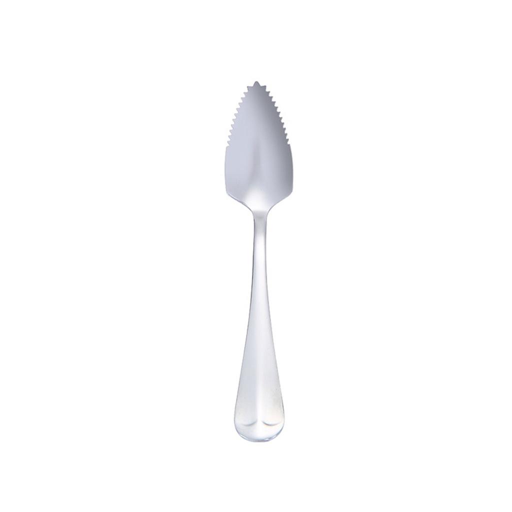 Stainless Steel Grapefruit Spoon for Citrus Fruit Watermelon Dessert Spoon Serrated Edge Ice Cream Dessert Spoon Kitchen