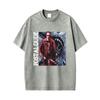 Postal Dude I Regret Nothing Vintage Washed T-shirt Men Women Horror Gothic Rock T Shirts Men's Casual Retro Oversized T-shirts