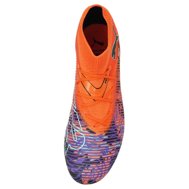 Puma Future 8 Fashion Trend Comfortable Mg (Rubber Short Studs) Artificial Grass Fabric Durable Fit Soccer Shoes Men Soccer Shoes 108432-01