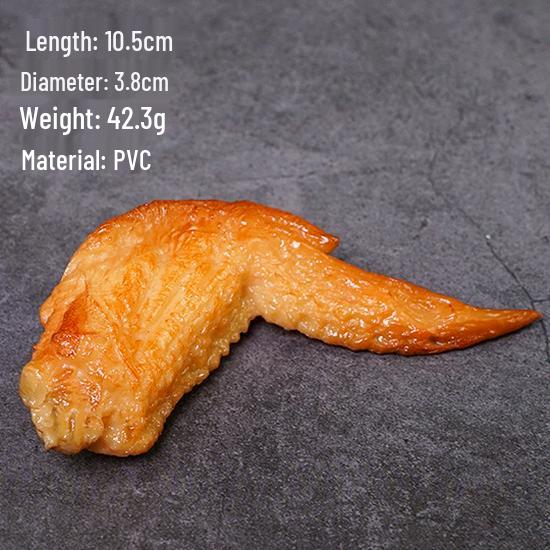 Fried Chicken and Snacks Fake Food Model: KFC-Style Props Set with Hamburger, French Fries, and Orleans Chicken Leg