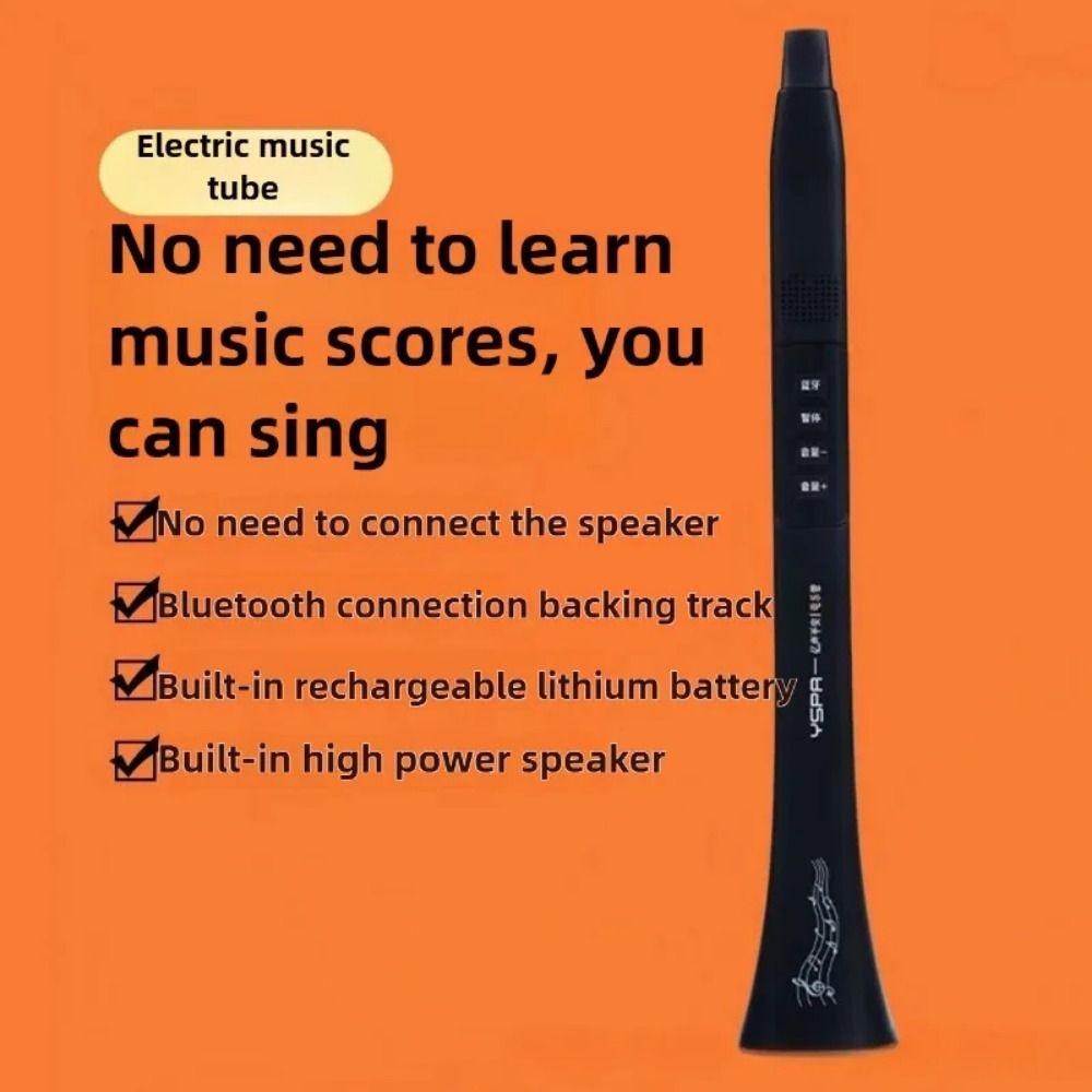 Bluetooth Connection Electronic Wind Instrument Portable Electric Blowpipe  Middle-aged and Elderly