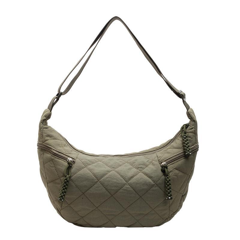 

Модная сумка большой вместимости женская сумка осень-зима новая простая повседневная сумка через плечо текстурная сумка-мессенджер сумка-тоут зелёный