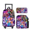 Kpop Witch Hunters Casual Backpack Digital Printing Men'S And Women'S Commuter Backpack Rod Backpack Student Bag
