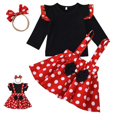 Giminuo Mädchen Prinzessinnenkleid, Minnie Maus Kinderkleid, Halloween Kostüm, Cosplay, Prinzessinnenkostüm, Freizeitparkkostüm, Geburtstagsgeschenk (Lange